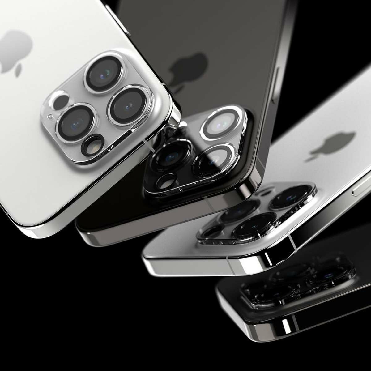 Kép 5/11 - Ringke iPhone 15 Pro Max Camera Styling kamera sziget védő edzett üveg (2db), átlátszó