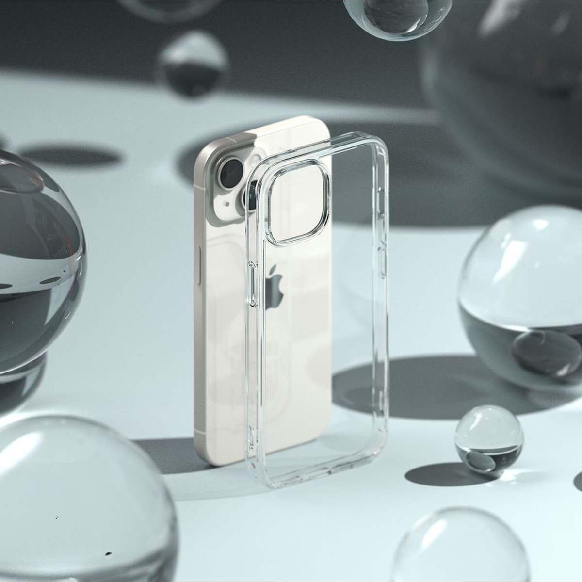 Kép 6/10 - Ringke iPhone 15 Fusion átlátszó tok 