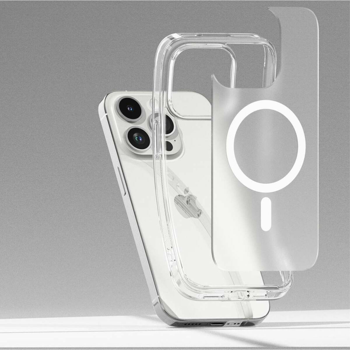 Kép 4/9 - Ringke iPhone 15 Pro Max Fusion mágneses átlátszó tok