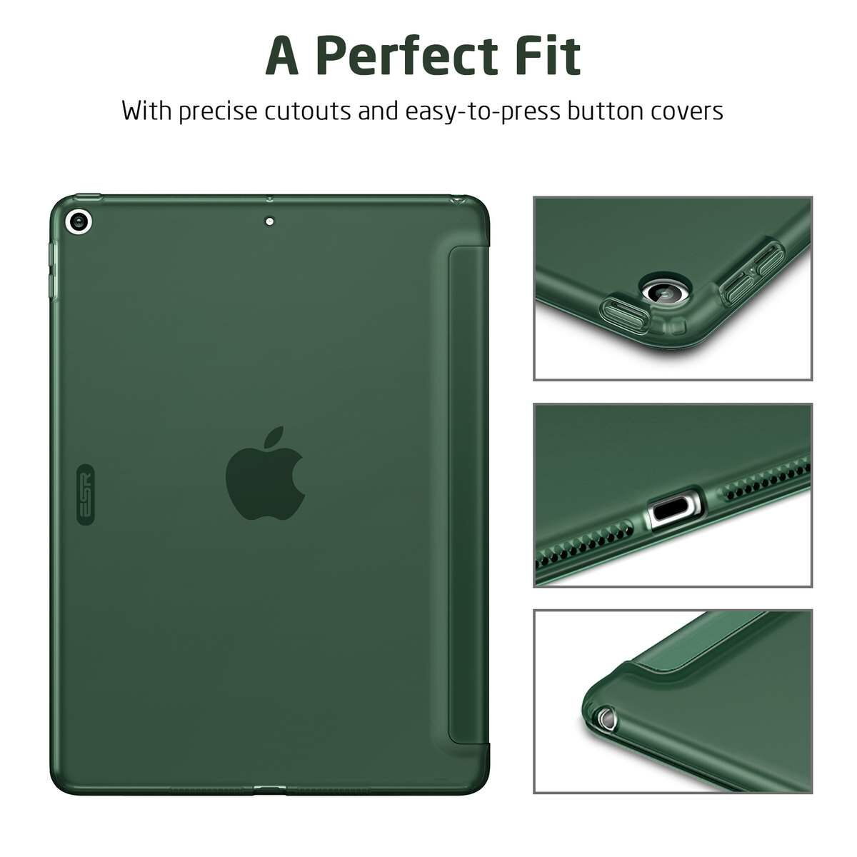 Kép 4/9 - ESR iPad 10.2 tok, Rebound Slim, erdei zöld