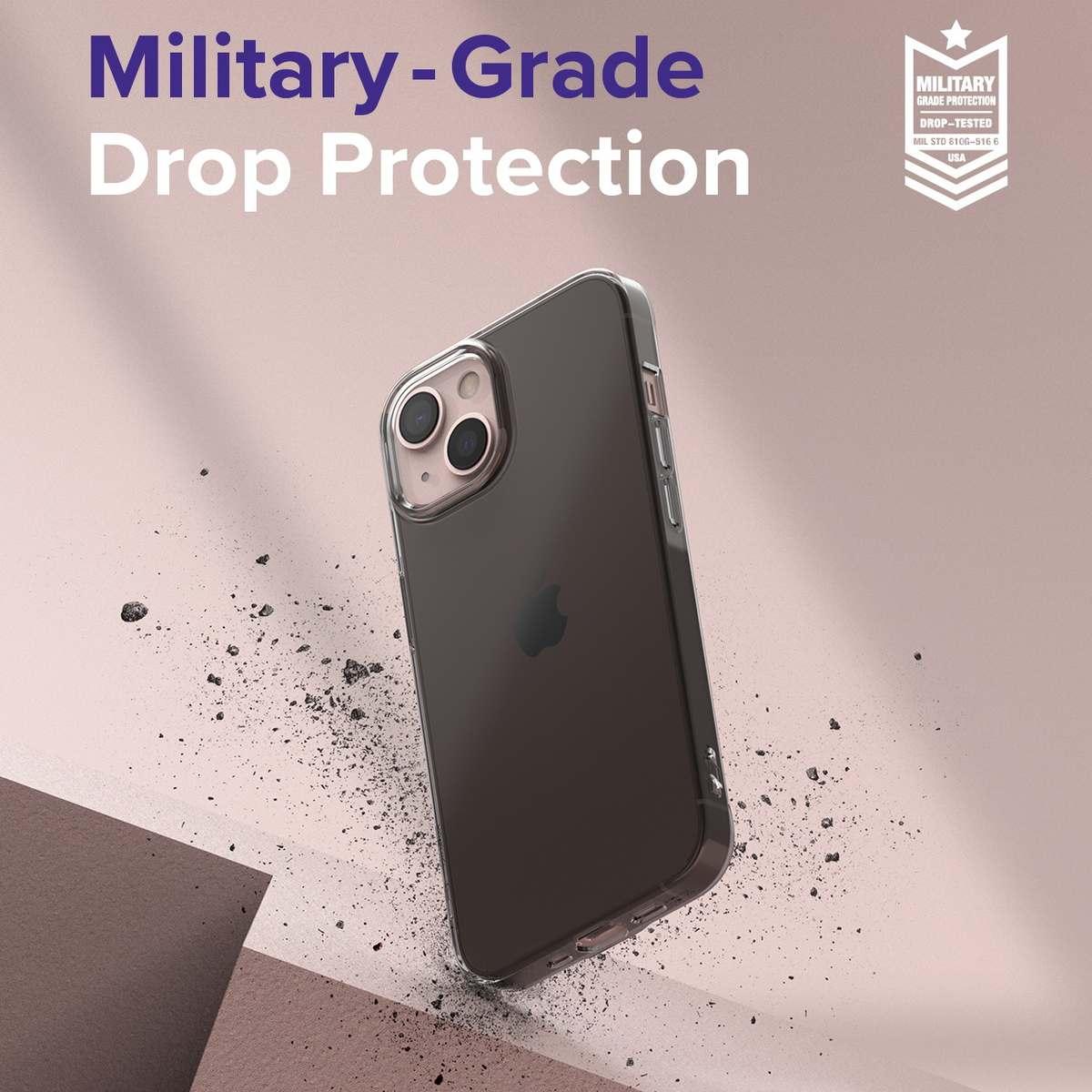 Kép 15/18 - Ringke iPhone 13 mini tok, Air, Füst fekete