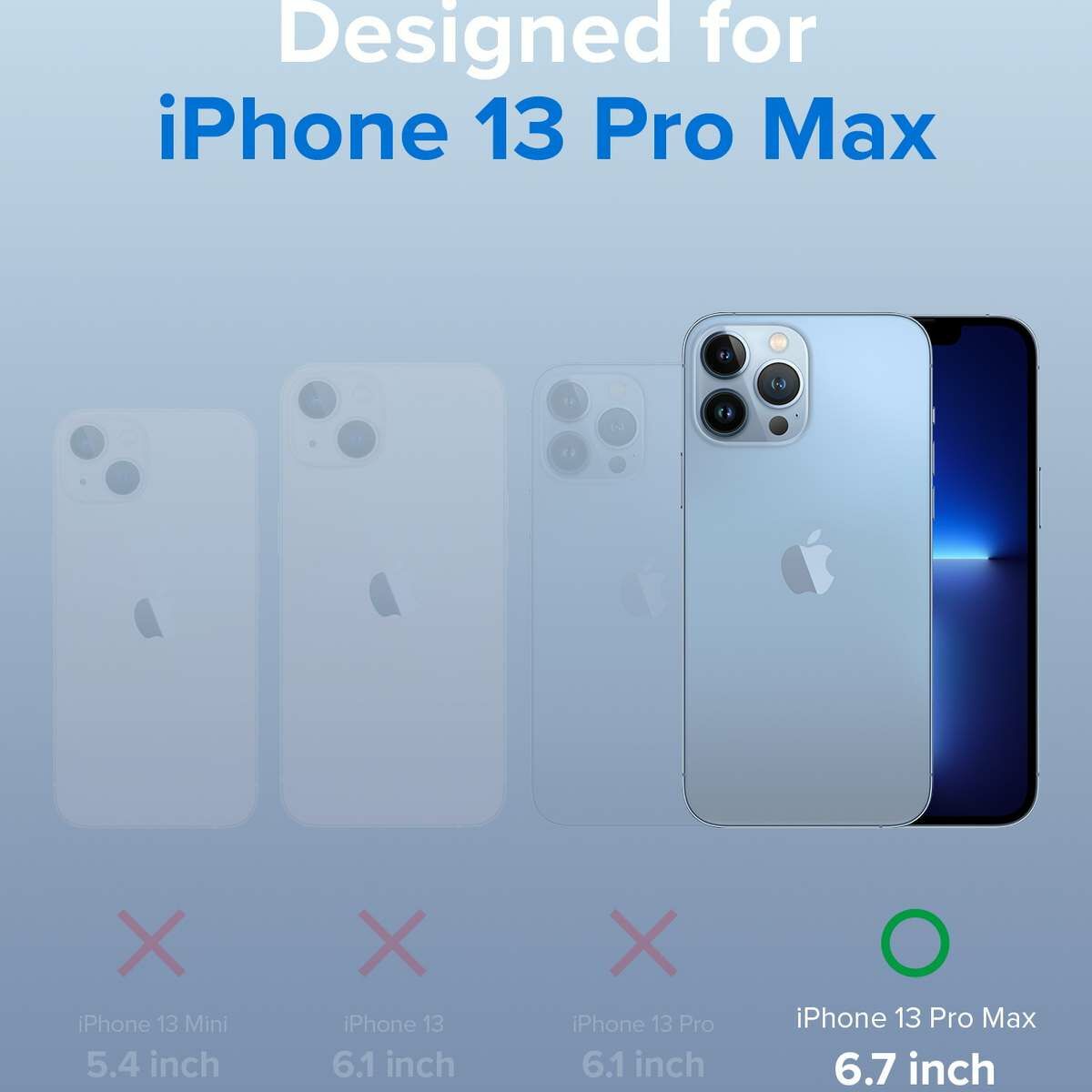 Kép 5/18 - Ringke iPhone 13 Pro Max, Air, Csillogós átlátszó