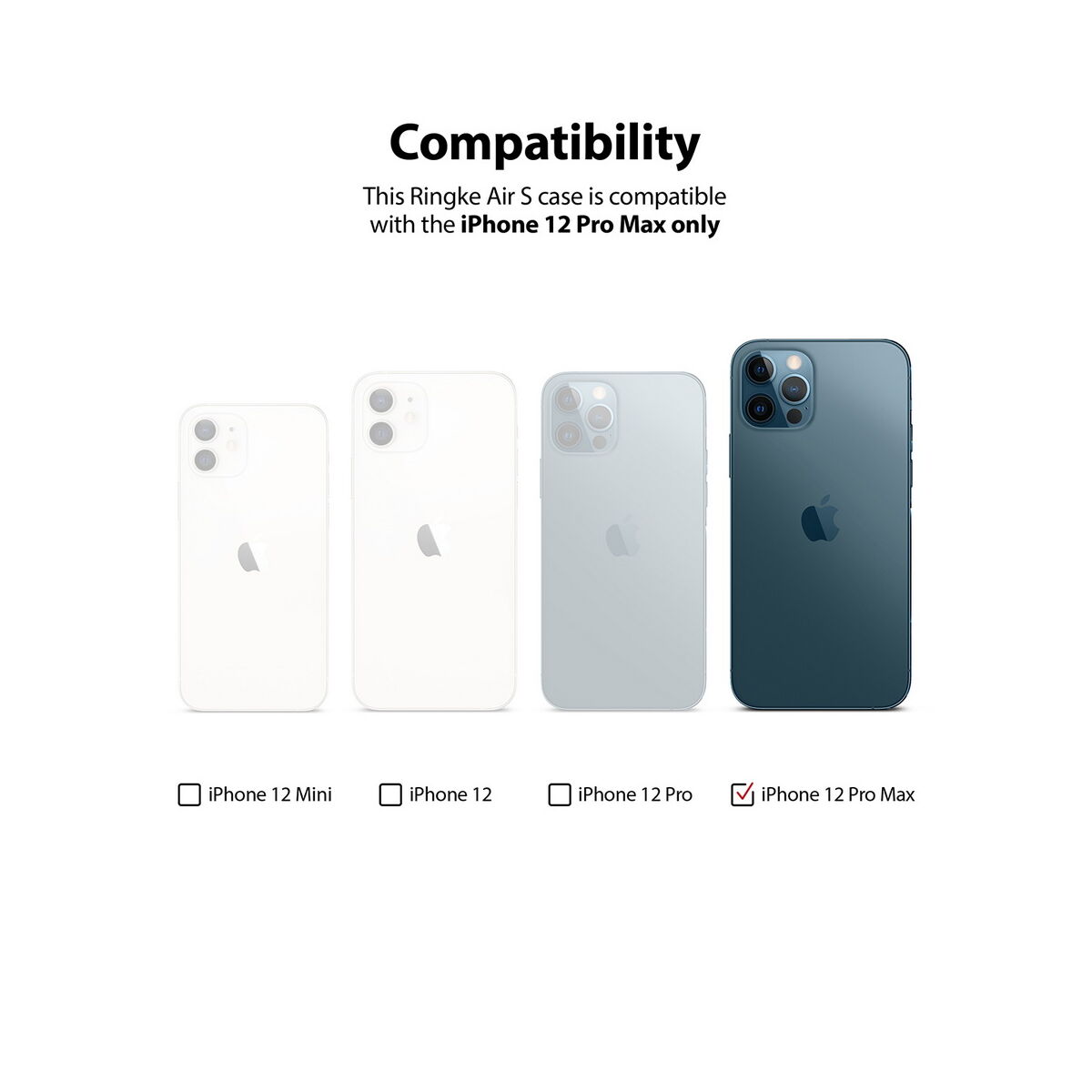 Kép 9/10 - Ringke iPhone 12 Pro Max tok, Air S, Homok rózsaszín