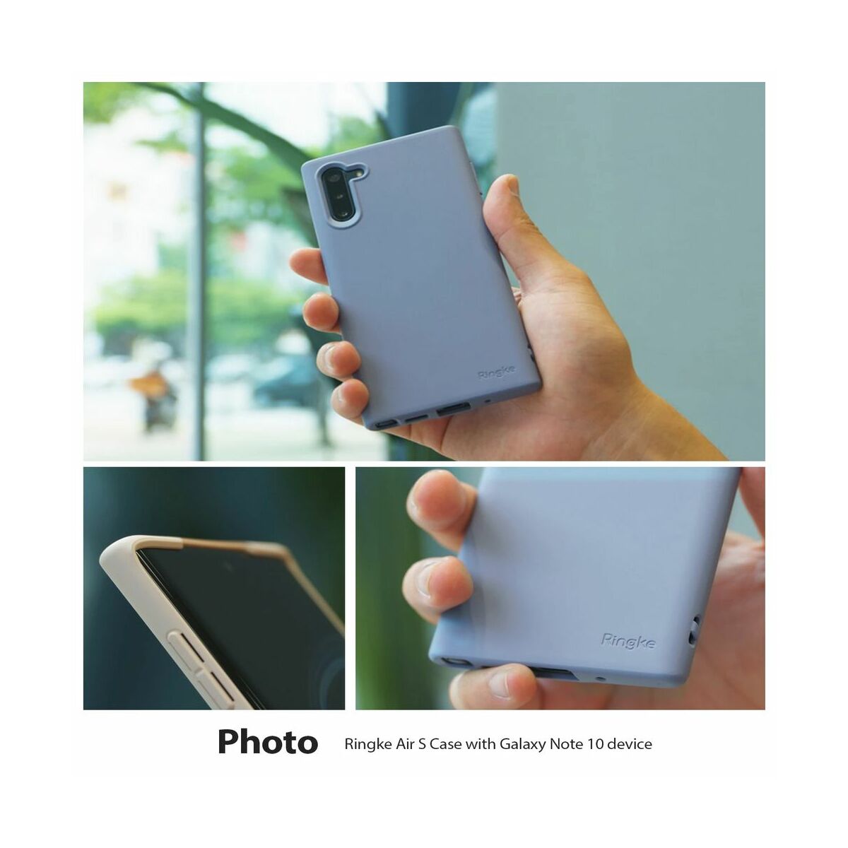 Ringke Galaxy  Note 10 tok, Air S, Fekete