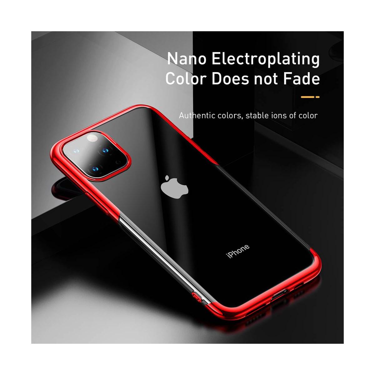 Kép 7/13 - Baseus iPhone 11 Pro tok, Shining, piros (ARAPIPH58S-MD09)