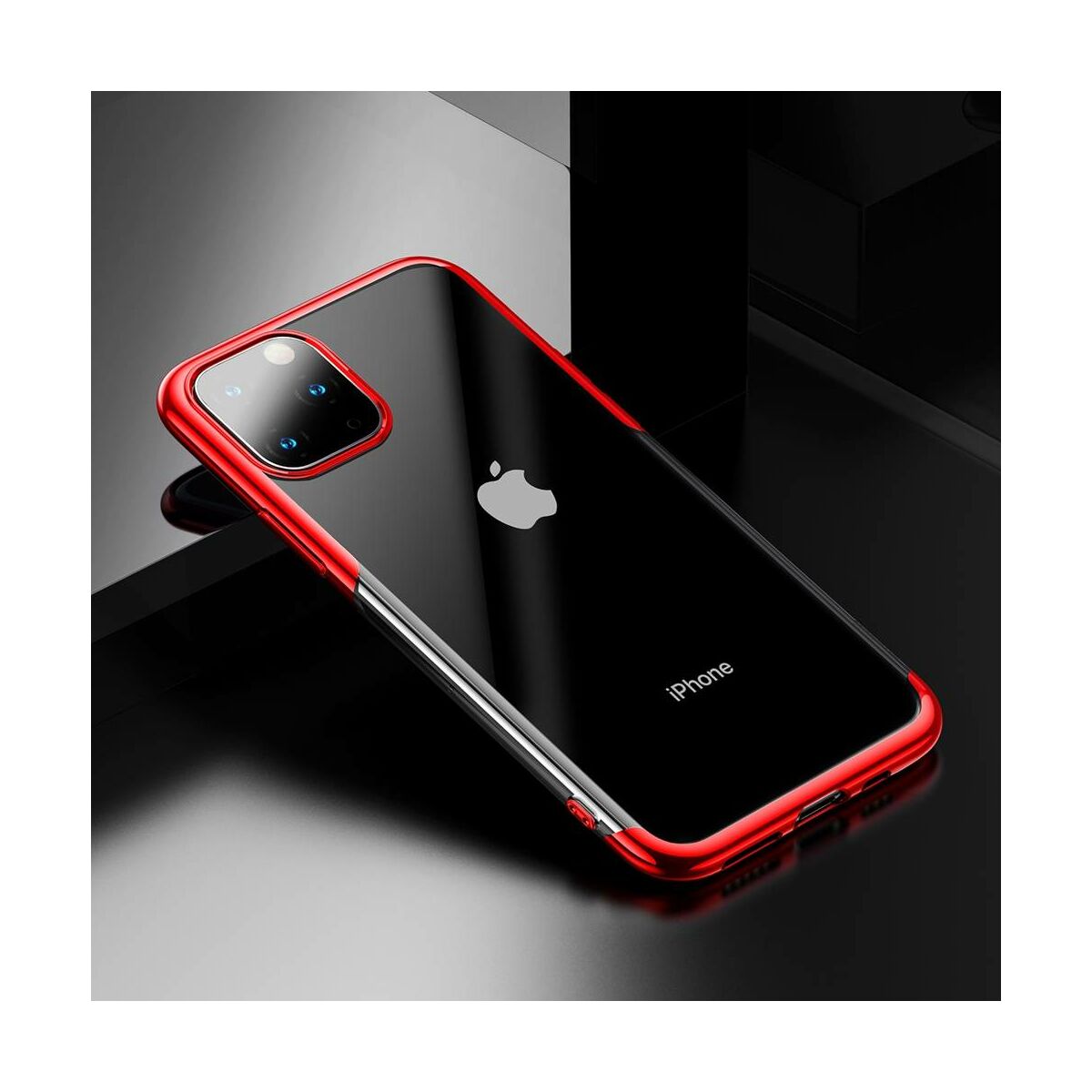 Kép 12/13 - Baseus iPhone 11 Pro tok, Shining, piros (ARAPIPH58S-MD09)