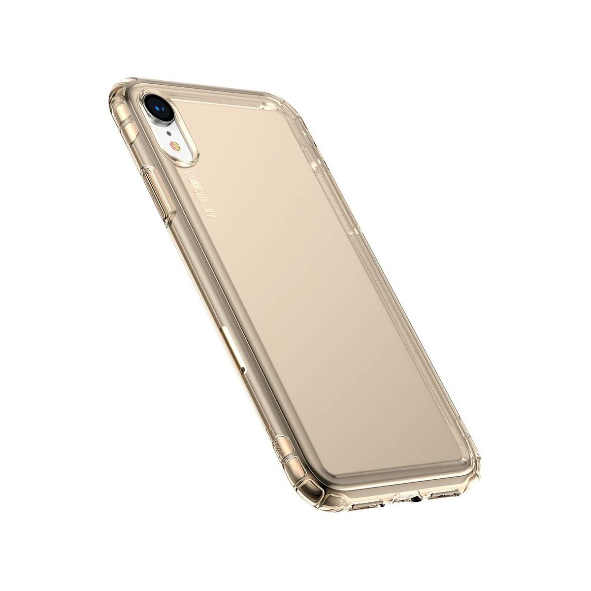 Kép 6/9 - Baseus iPhone XR tok, Safety Airbags, átlátszó arany (ARAPIPH61-SF0V)