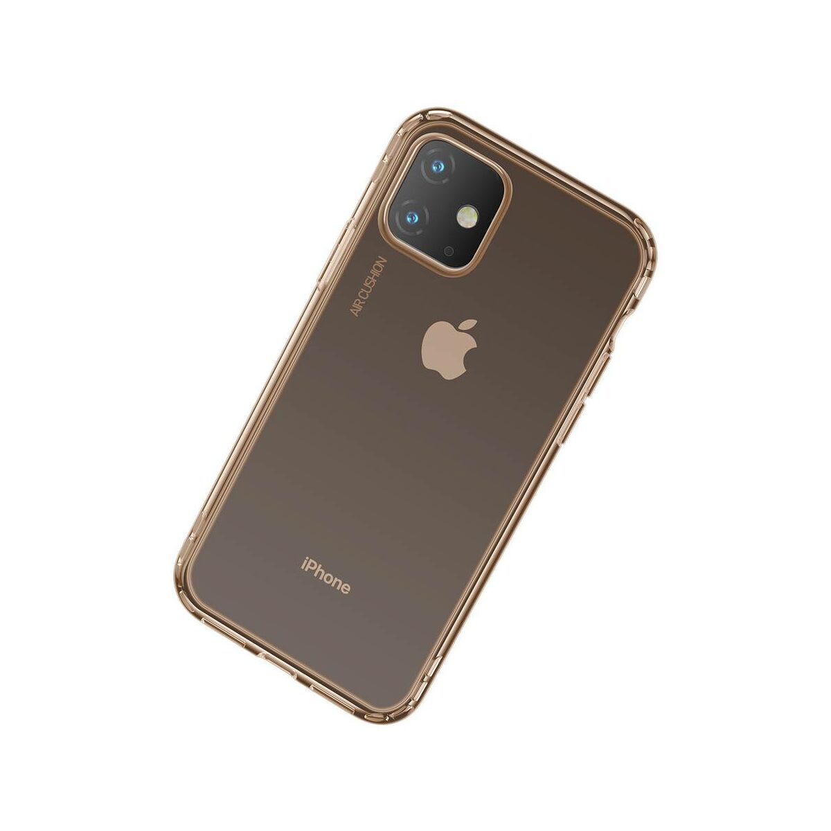 Baseus iPhone 11 tok, Safety Airbags, átlátszó arany (ARAPIPH61S-SF0V)