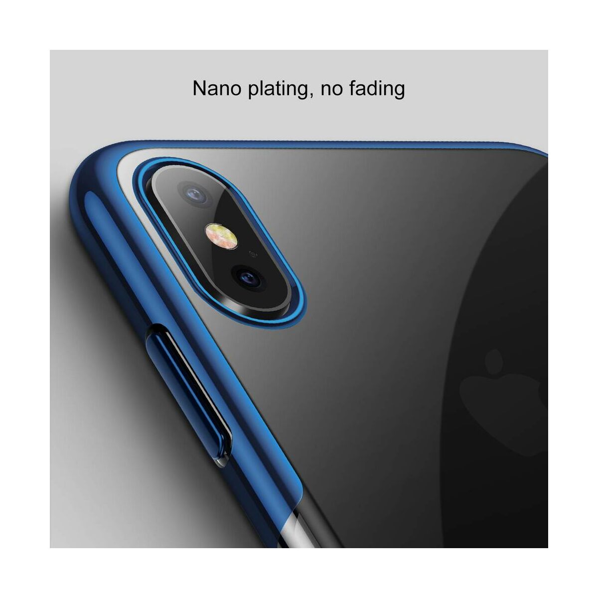 Kép 3/10 - Baseus iPhone XS Max tok, Shining, kék (ARAPIPH65-MD03)