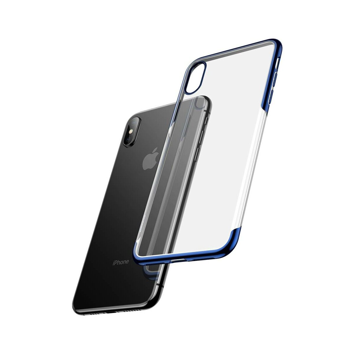Kép 7/10 - Baseus iPhone XS Max tok, Shining, kék (ARAPIPH65-MD03)