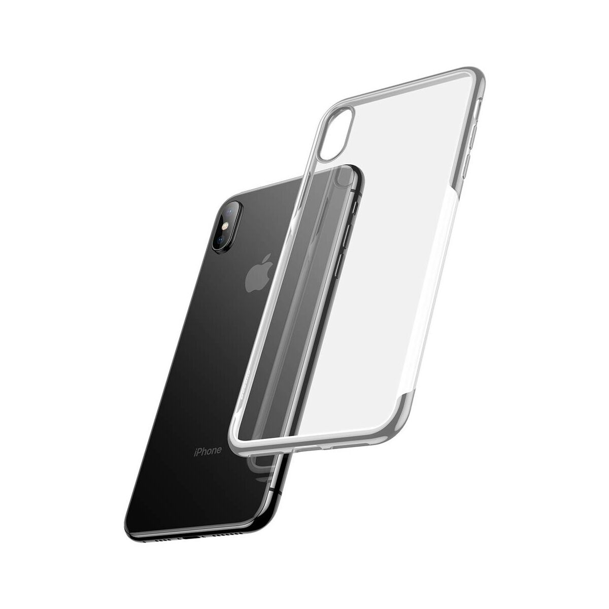 Baseus iPhone XS Max tok, Shining, ezüst (ARAPIPH65-MD0S)