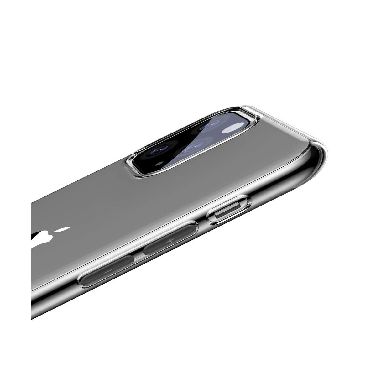 Kép 4/10 - Baseus iPhone 11 Pro Max tok, Simplicity Series (basic model), átlátszó fekete (ARAPIPH65S-01)