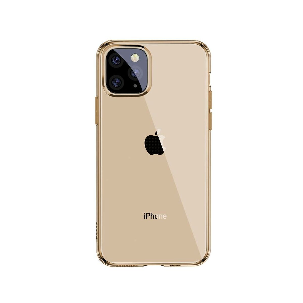 Kép 2/10 - Baseus iPhone 11 Pro Max tok, Simplicity Series (basic model), átlátszó arany (ARAPIPH65S-0V)