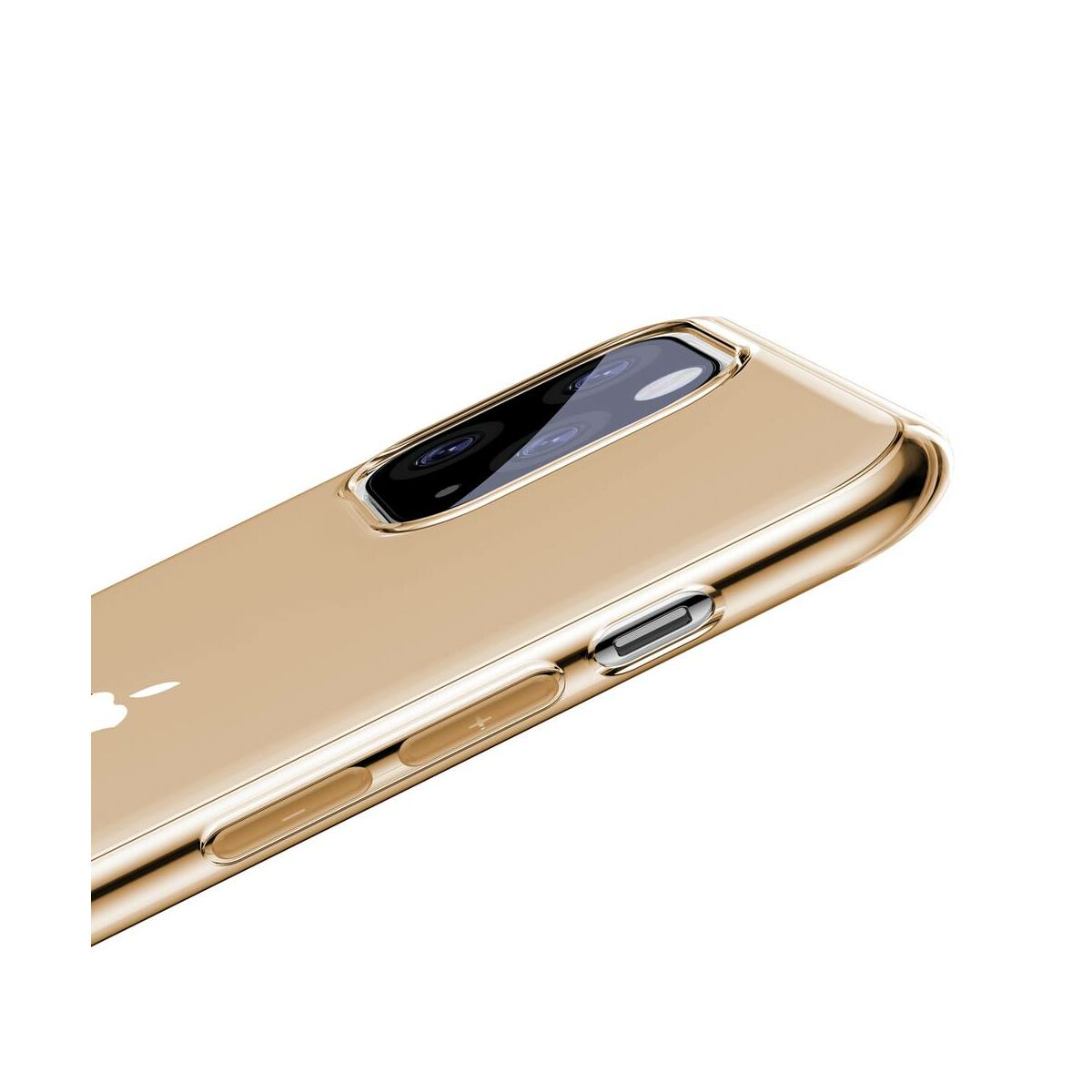 Baseus iPhone 11 Pro Max tok, Simplicity Series (basic model), átlátszó arany (ARAPIPH65S-0V)