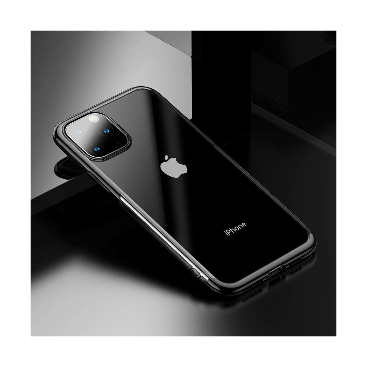 Baseus iPhone 11 Pro Max tok, Shining, fekete (ARAPIPH65S-MD01)