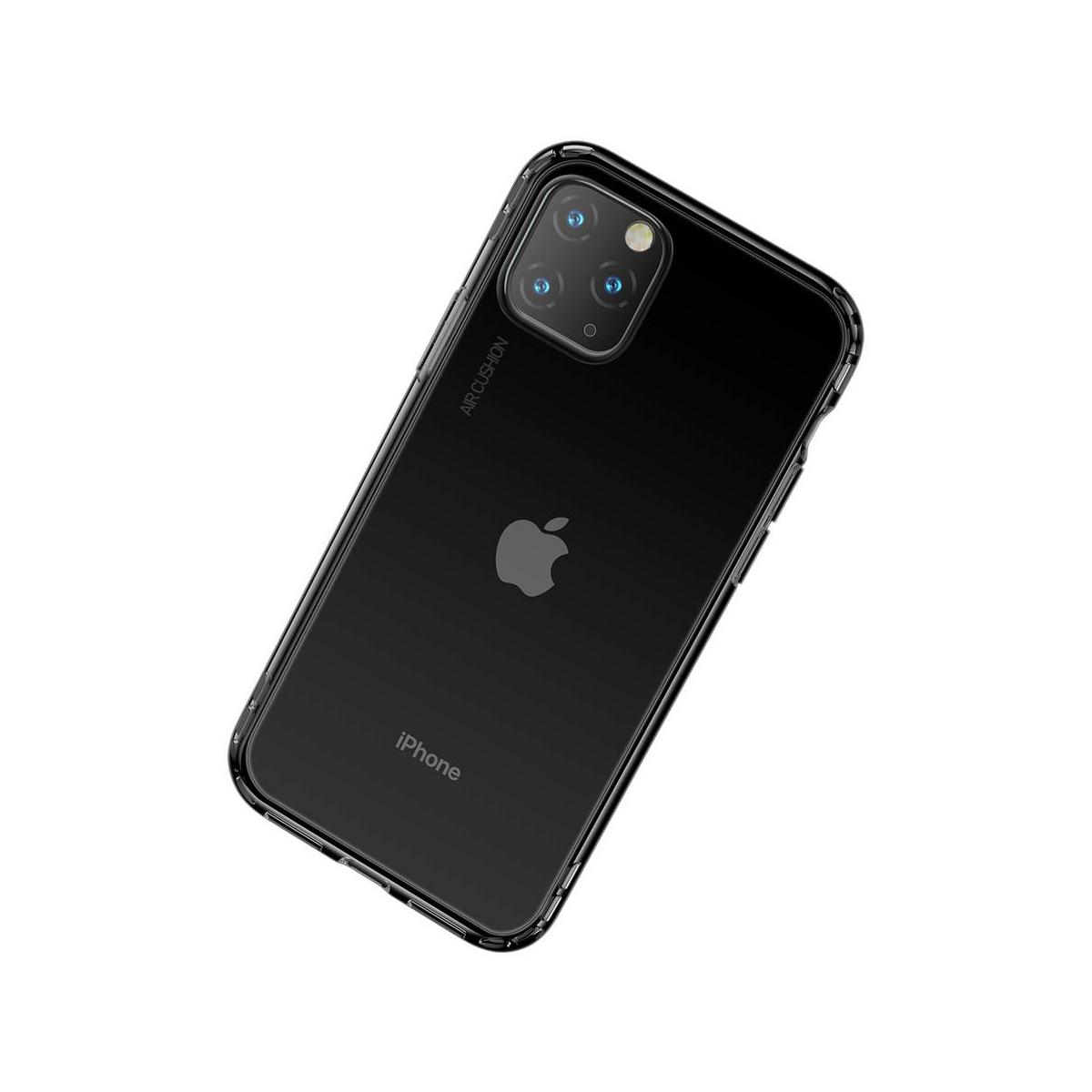 Kép 10/11 - Baseus iPhone 11 Pro Max tok, Safety Airbags, átlátszó fekete (ARAPIPH65S-SF01)