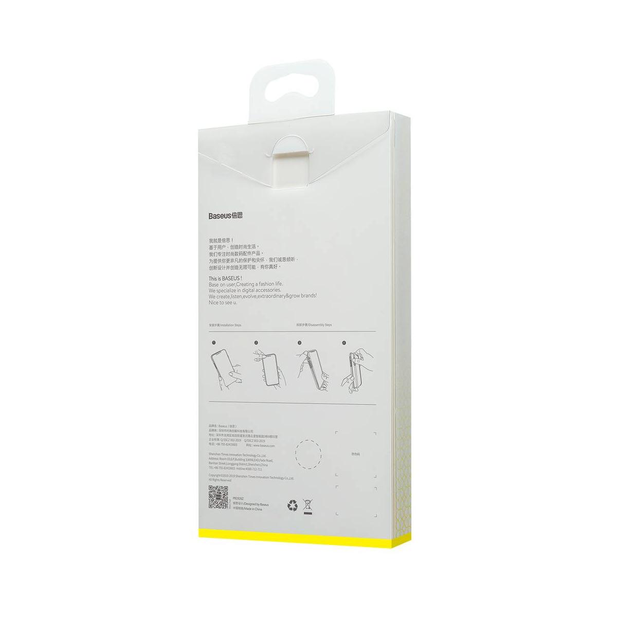Kép 11/11 - Baseus iPhone 11 Pro Max tok, Safety Airbags, átlátszó fekete (ARAPIPH65S-SF01)