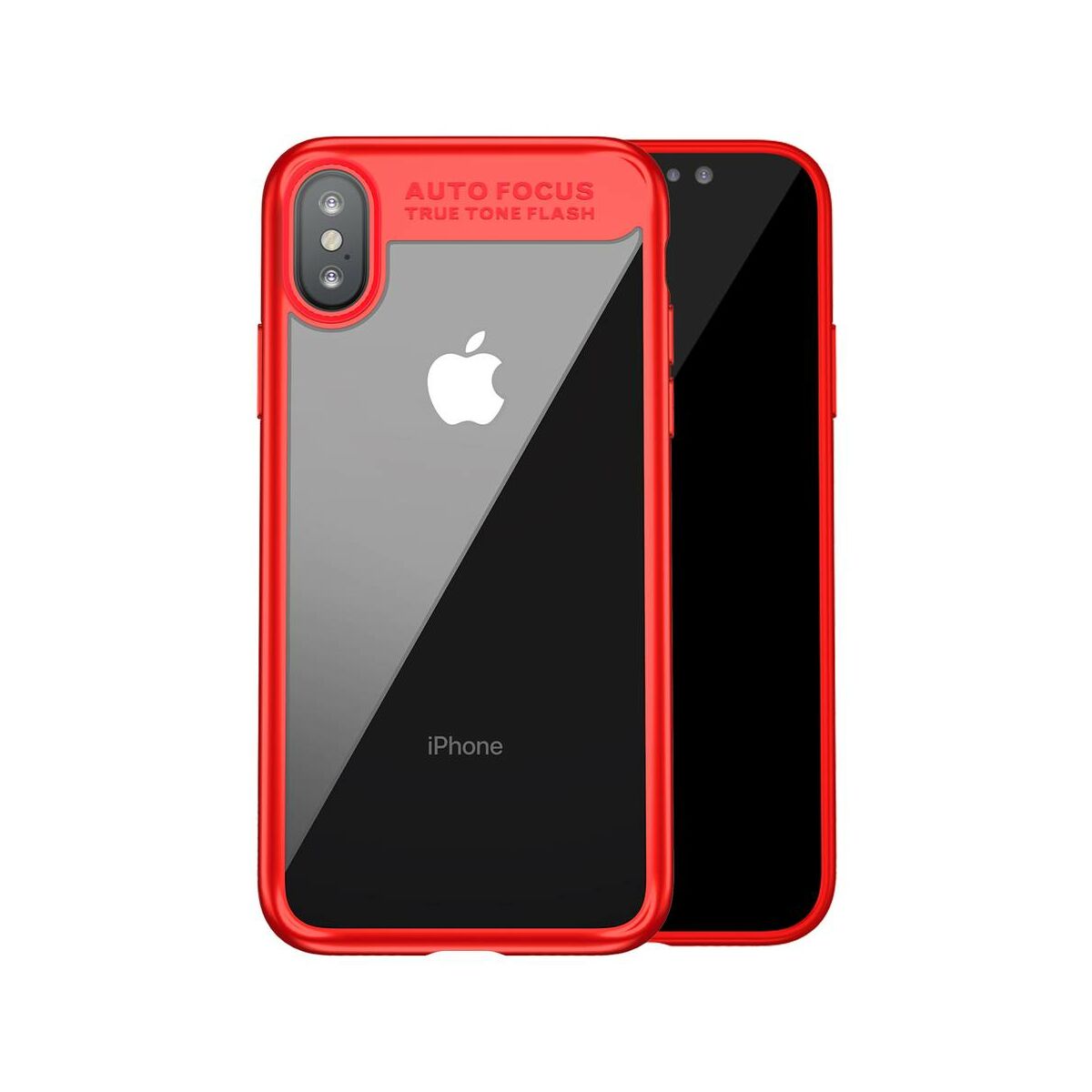 Kép 2/9 - Baseus iPhone X/XS tok, Suthin, Thin, piros (ARAPIPHX-SB09)