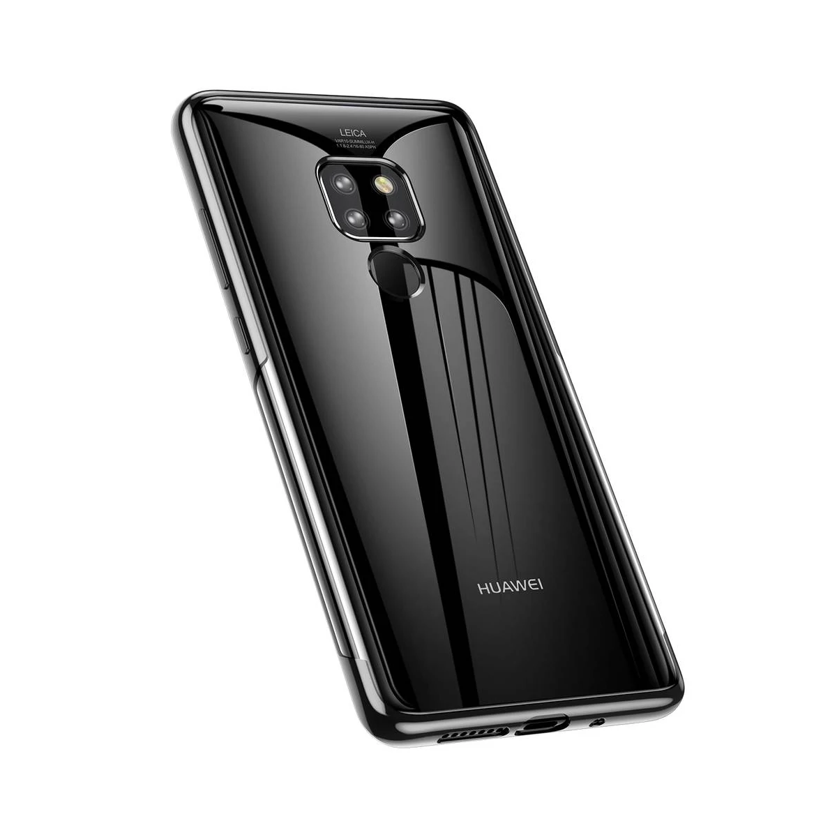 Kép 3/8 - Baseus Huawei Mate 20 tok, Shining, fekete (ARHWMate 20-MD01)