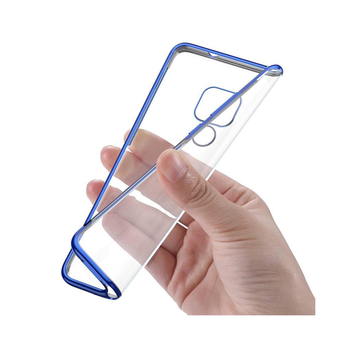 Kép 7/8 - Baseus Huawei Mate 20 tok, Shining, kék (ARHWMate 20-MD03)