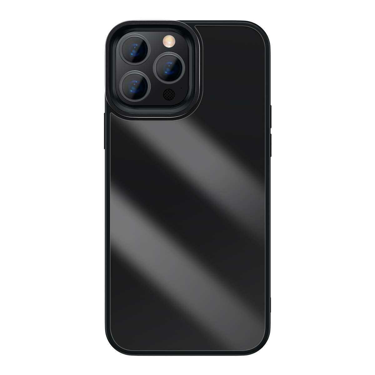 Kép 2/18 - Baseus iPhone 13 Pro Max tok, Crystal Phone, fekete (ARJT000201)