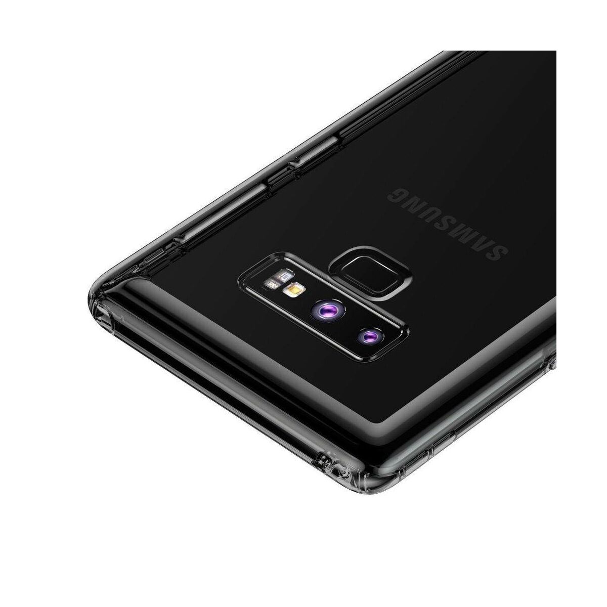 Kép 4/4 - Baseus Samsung Note 9 tok, Safety Airbags, átlátszó fekete (ARSANOTE9-SF01)