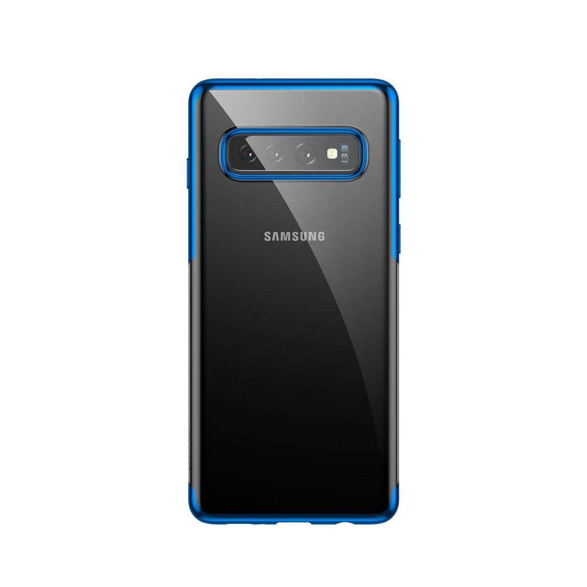 Kép 2/8 - Baseus Samsung S10 Plus tok, Simple, kék (ARSAS10P-MD03)