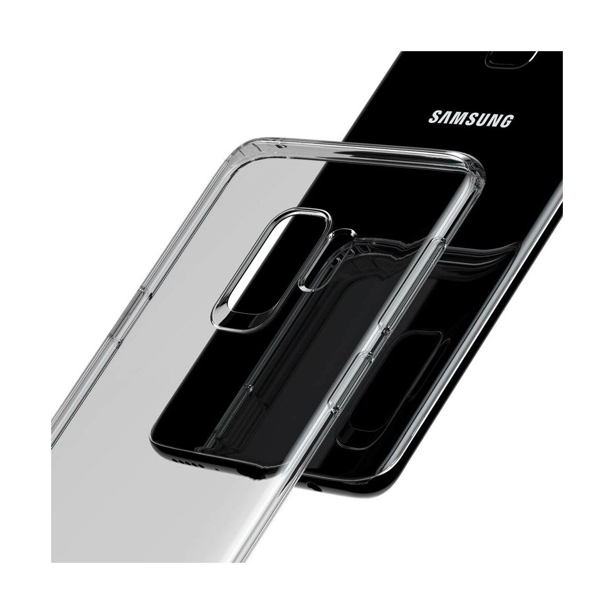 Kép 4/5 - Baseus Samsung Galaxy S9 tok, TPU, fekete (ARSAS9-01)