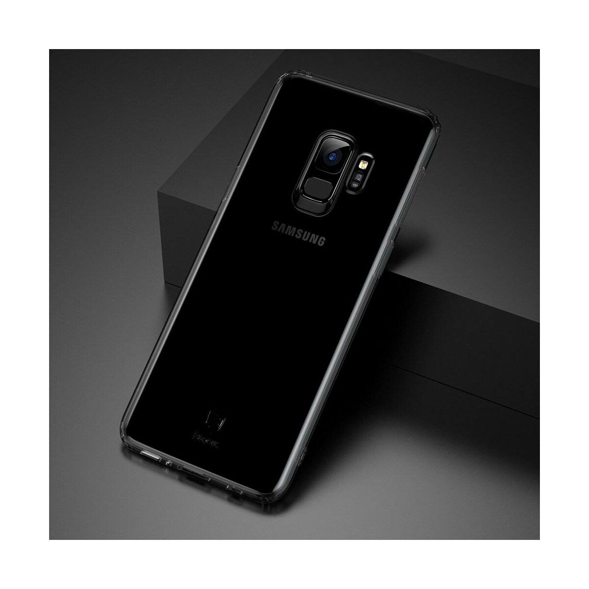Kép 5/5 - Baseus Samsung Galaxy S9 tok, TPU, fekete (ARSAS9-01)