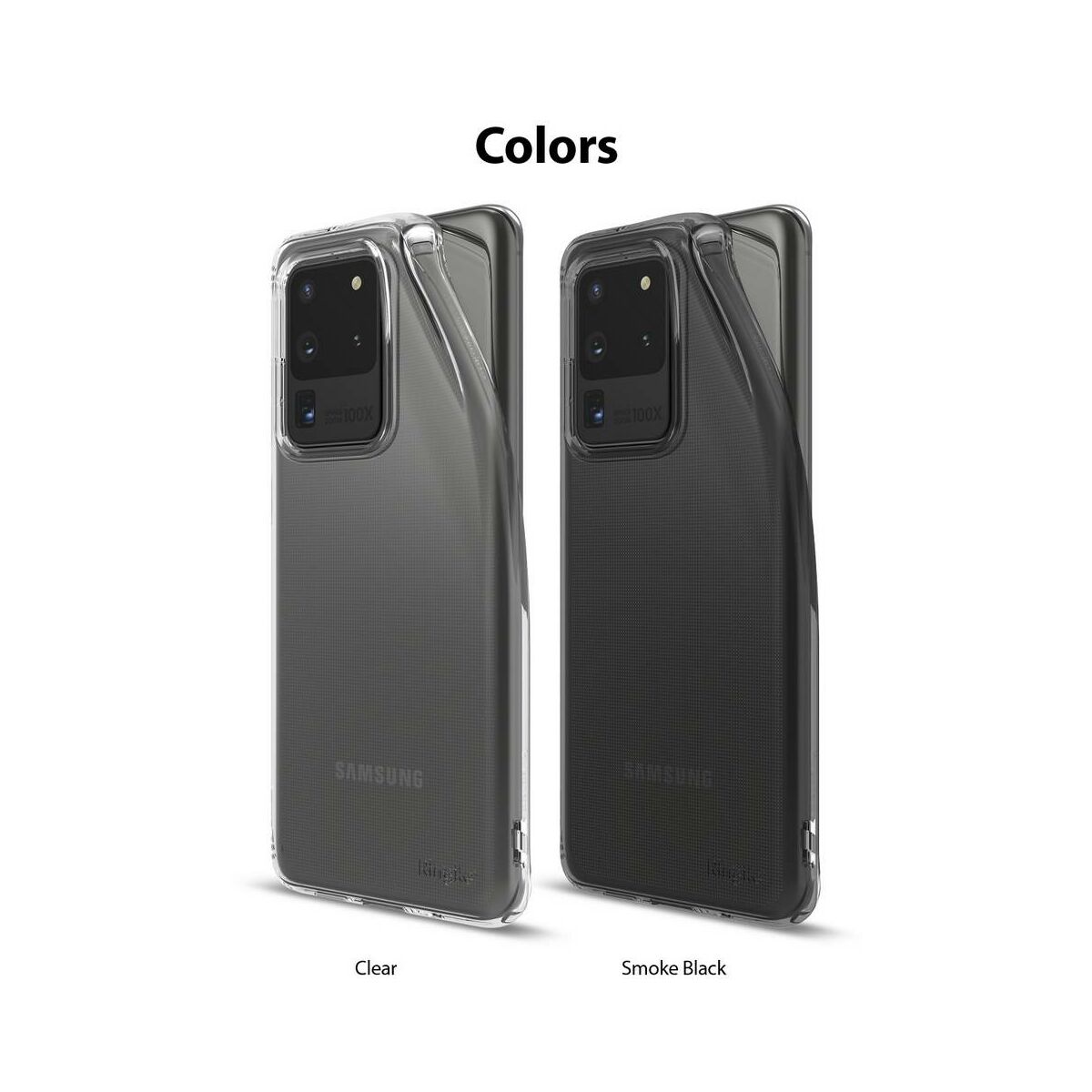 Kép 6/6 - Ringke Samsung Galaxy S20 Ultra tok, Air, füst fekete