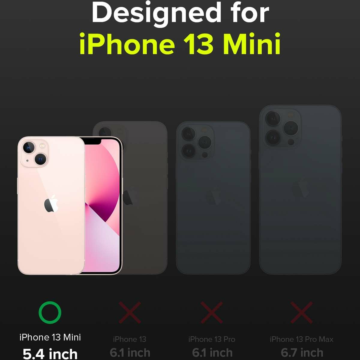 Ringke iPhone 13 mini tok, Air S, Fekete 
