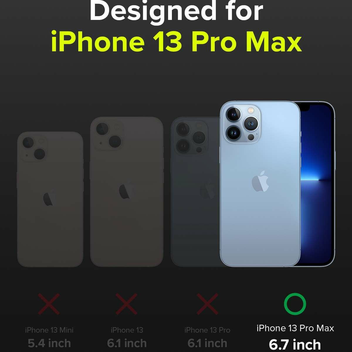Kép 6/18 - Ringke iPhone 13 Pro Max, Air S, Fekete