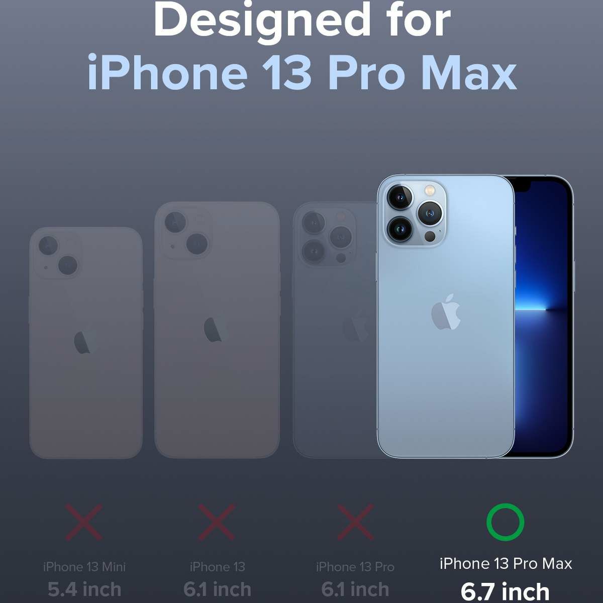 Kép 13/18 - Ringke iPhone 13 Pro Max, Air S, Levendula Szürke