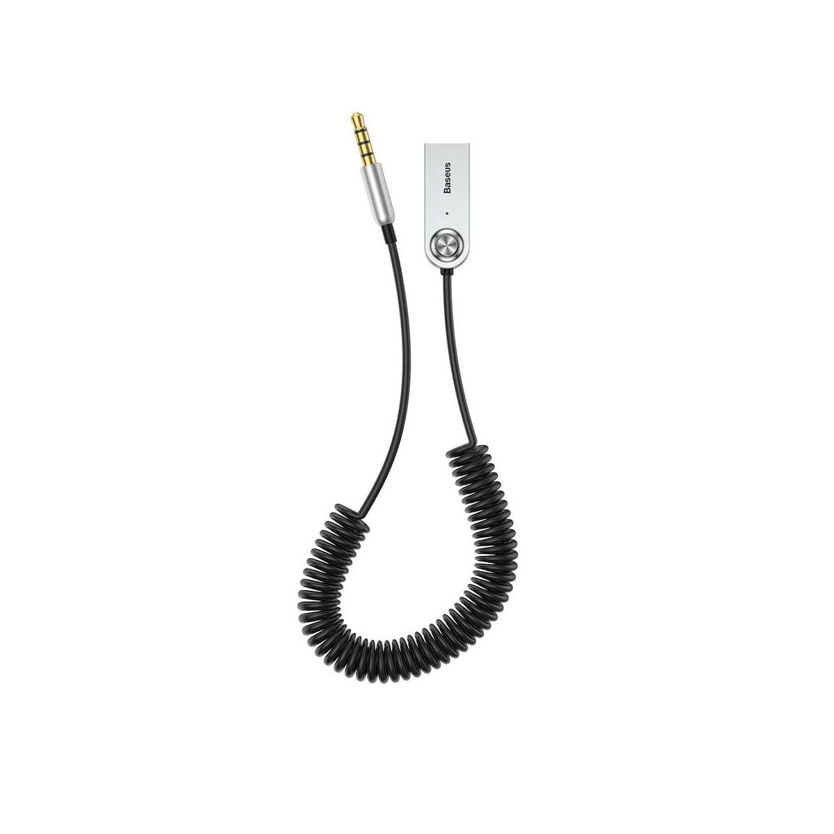 Baseus átalakító kábel, BA01 USB + vezeték nélküli adapterről 3.5 mm Jack bemenetre, fekete (CABA01-01)