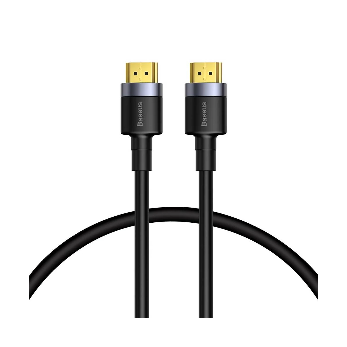 Kép 2/8 - Baseus Video kábel, Cafule 4KHDMI [apa] - 4KHDMI [apa] 1m, fekete (CADKFL-E01)