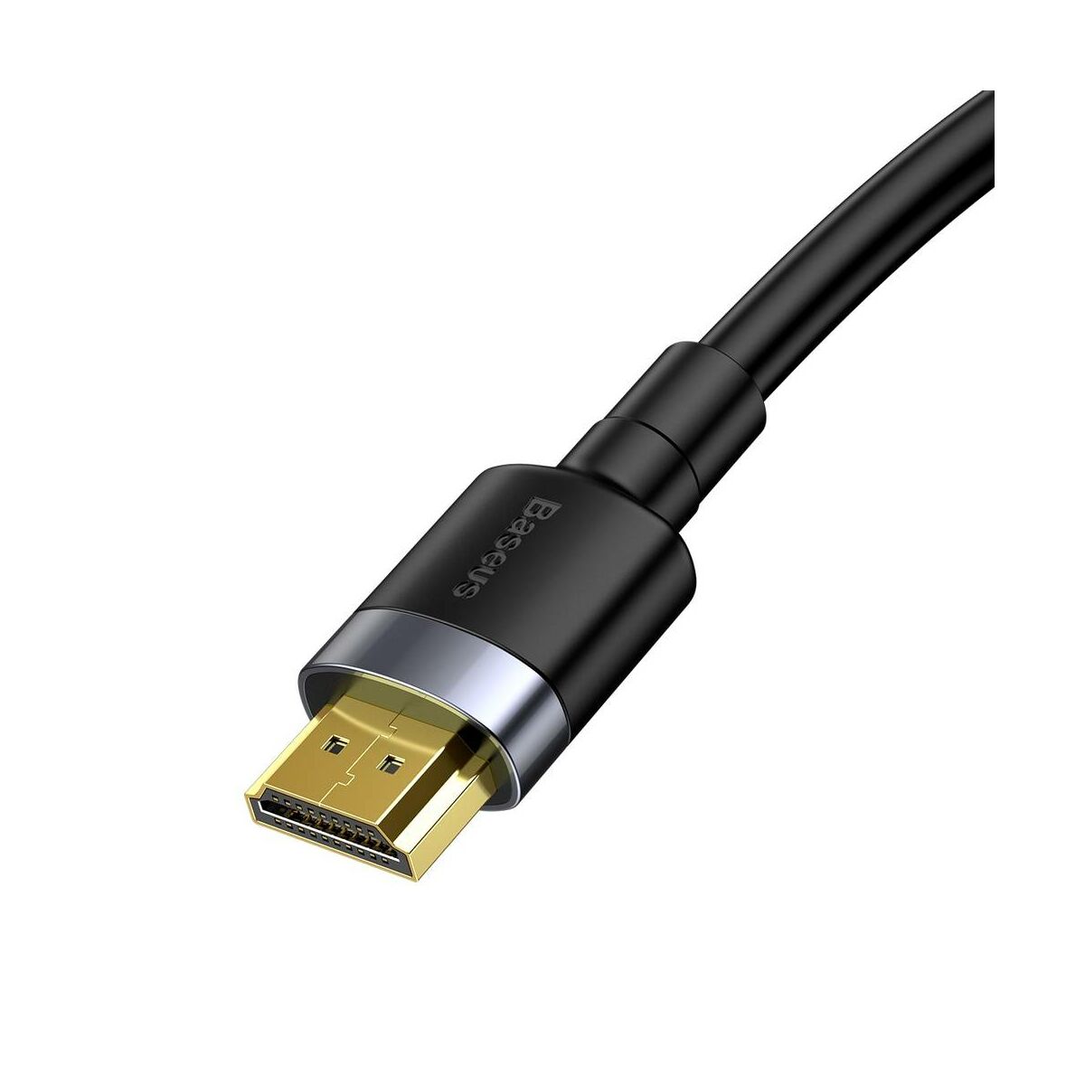 Kép 3/8 - Baseus Video kábel, Cafule 4KHDMI [apa] - 4KHDMI [apa] 2m, fekete (CADKFL-F01)