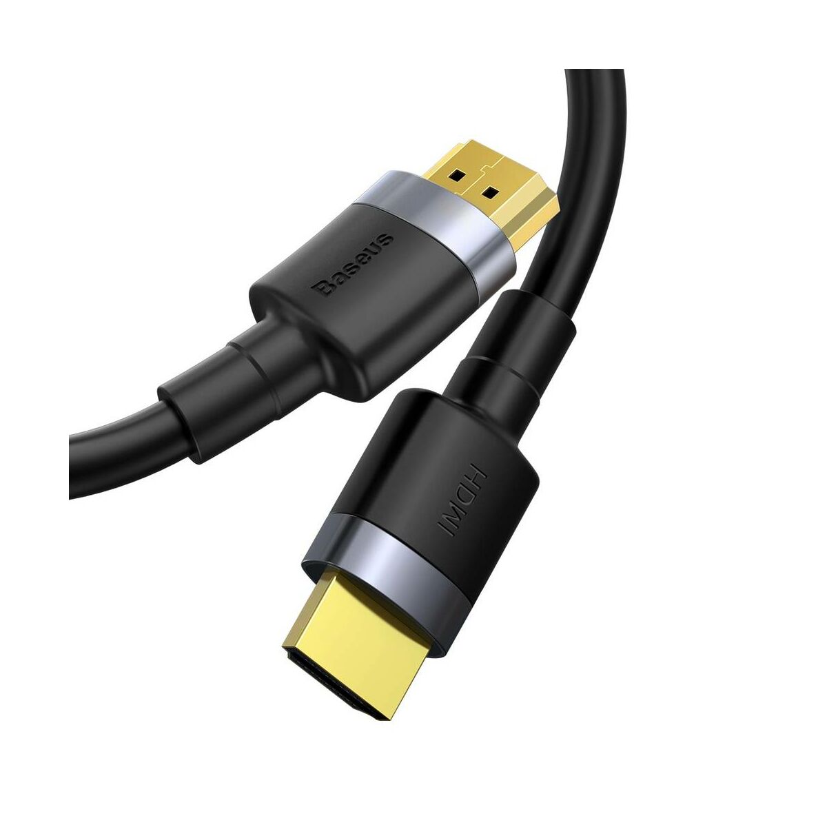 Kép 4/8 - Baseus Video kábel, Cafule 4KHDMI [apa] - 4KHDMI [apa] 3m, fekete (CADKFL-G01)