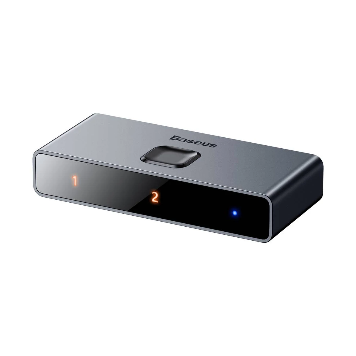 Kép 5/9 - Baseus HUB, Matrix kétirányú HDMI Switcher kapcsoló (2-in-1 or 1-in-2), szürke (CAHUB-BC0G)