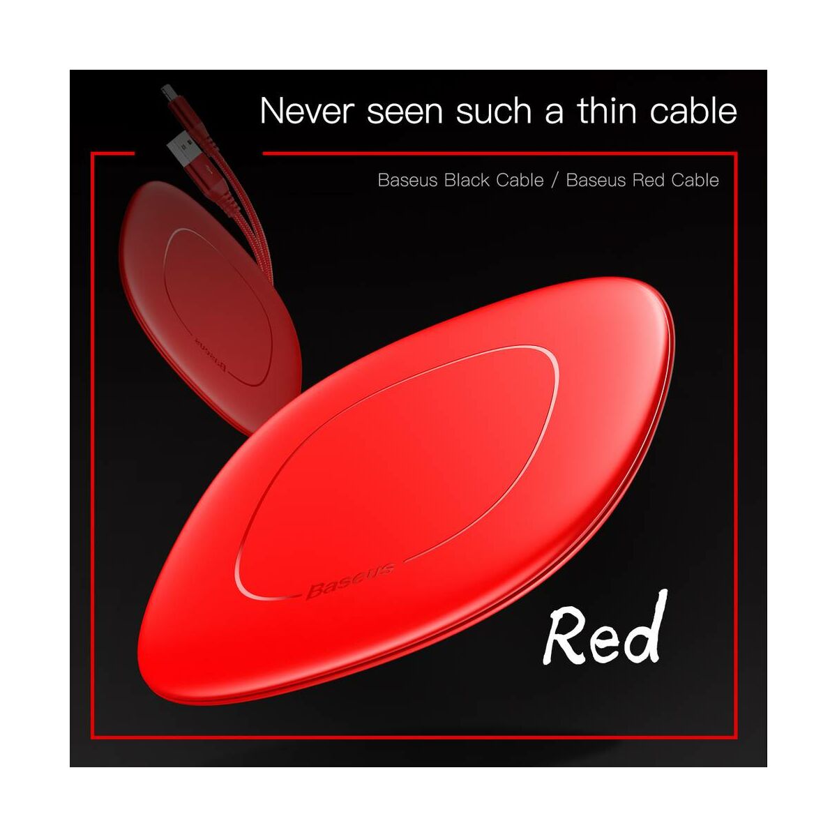 Baseus Lightning kábel, Red, kihúzható, 2A, 1.2m, piros (CALRX-09)