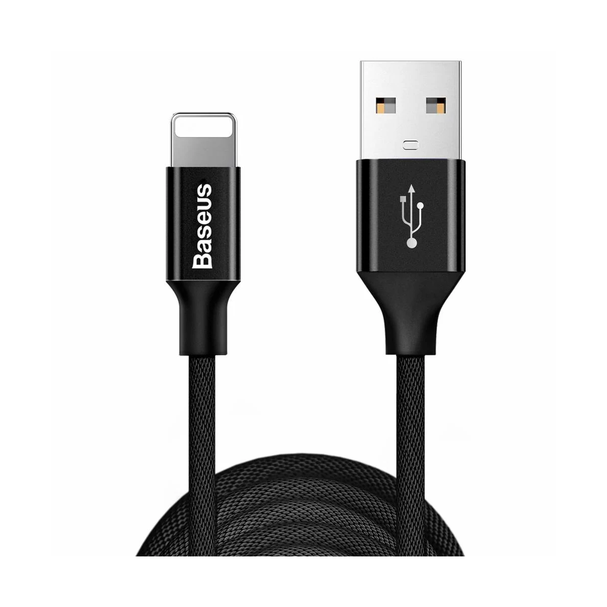Kép 2/11 - Baseus USB - Lightning kábel, Yiven 1.5A, 3m, fekete (CALYW-C01)