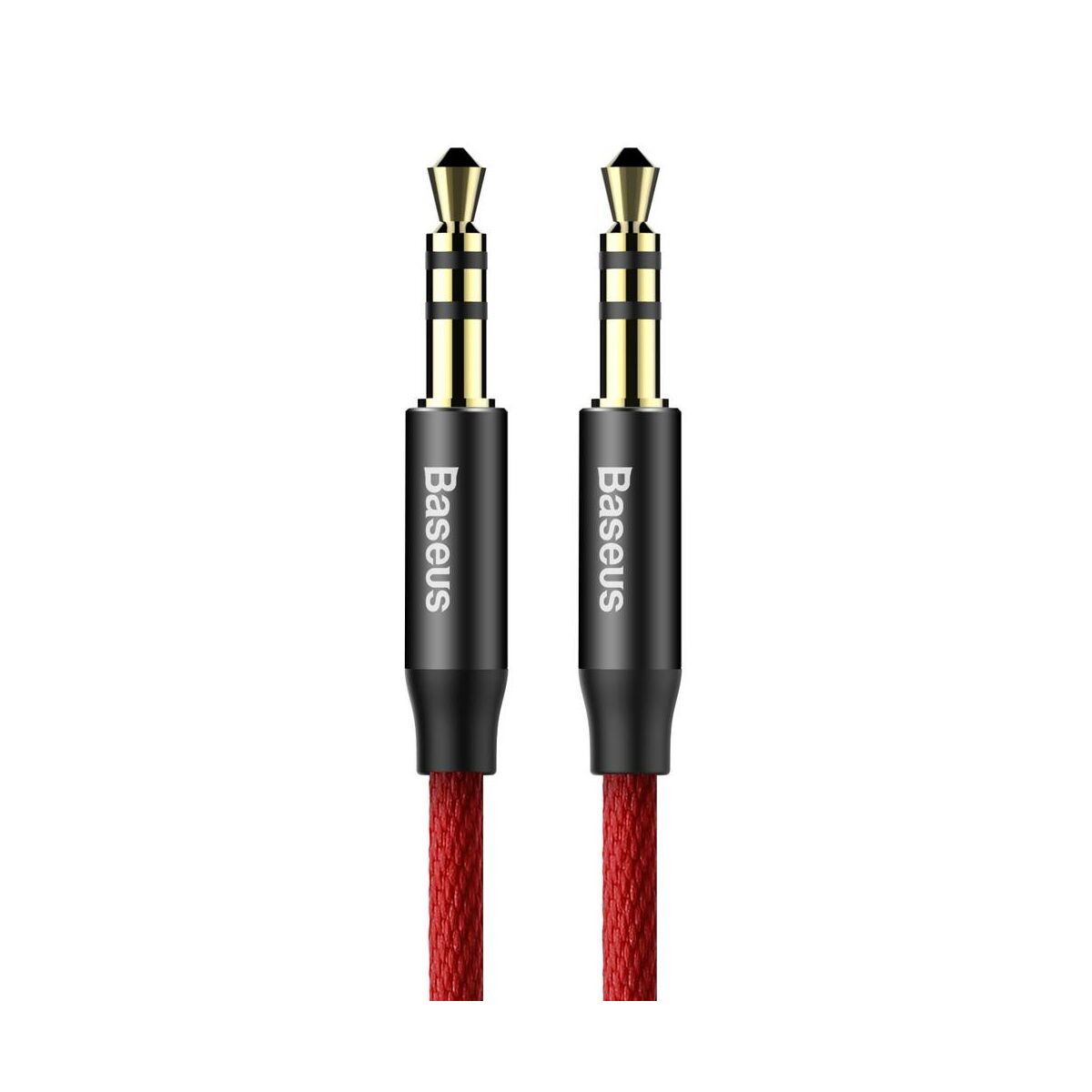 Kép 2/8 - Baseus Audio kábel, Yiven M30 AUX 1.5m, piros/fekete (CAM30-C91)