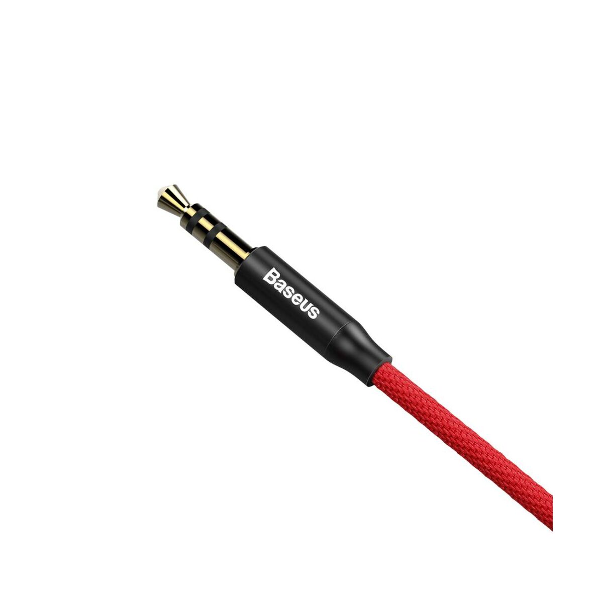 Kép 6/8 - Baseus Audio kábel, Yiven M30 AUX 1.5m, piros/fekete (CAM30-C91)