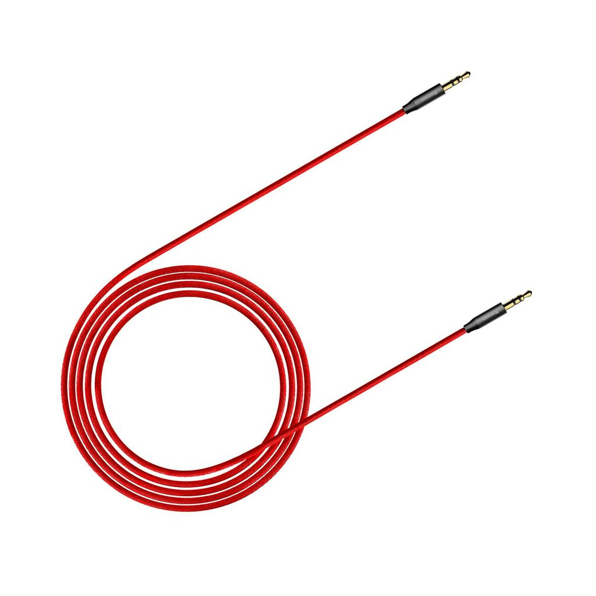Kép 7/8 - Baseus Audio kábel, Yiven M30 AUX 1.5m, piros/fekete (CAM30-C91)