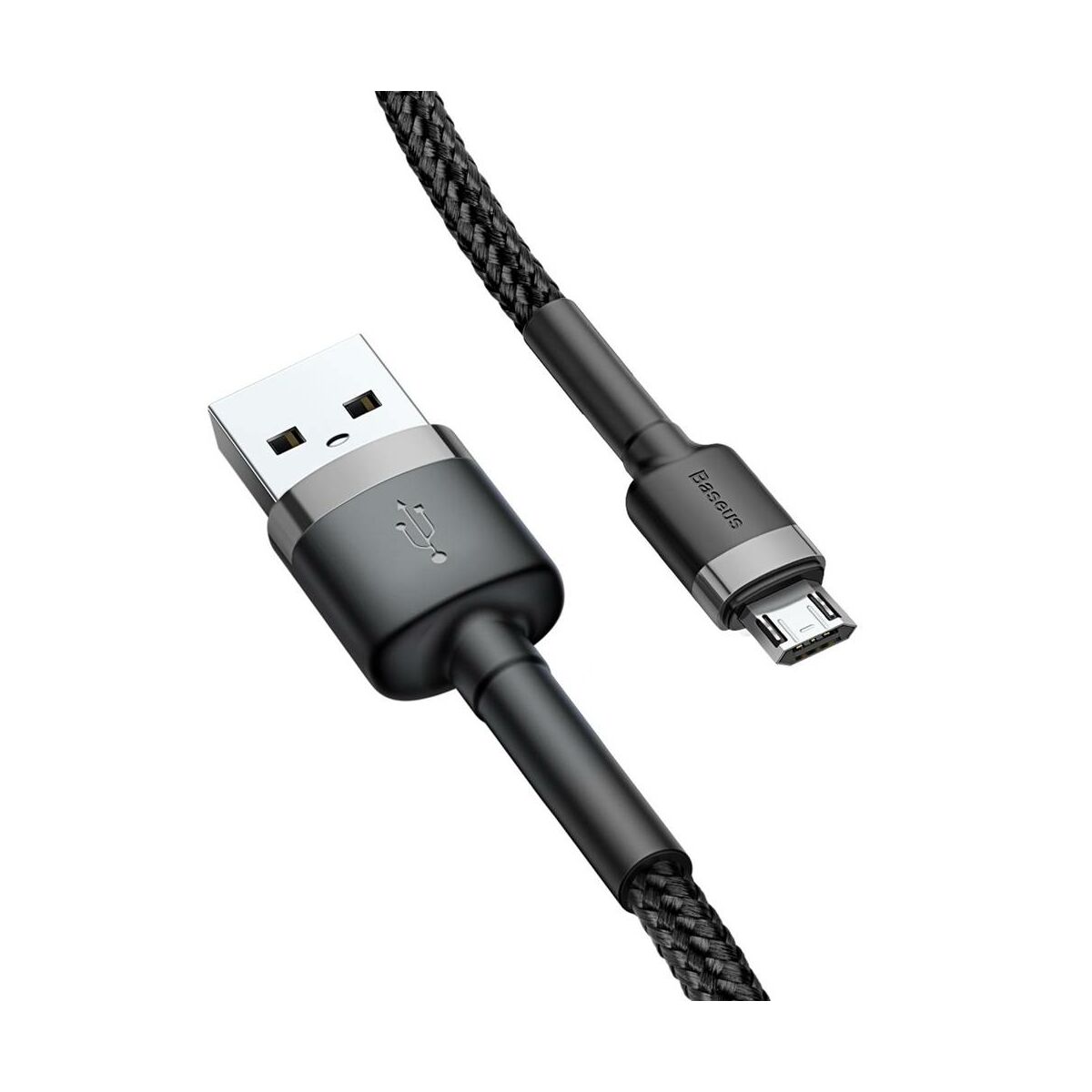 Kép 7/9 - Baseus Micro USB kábel, Cafule 2.4A, 0.5m, szürke/fekete (CAMKLF-AG1)