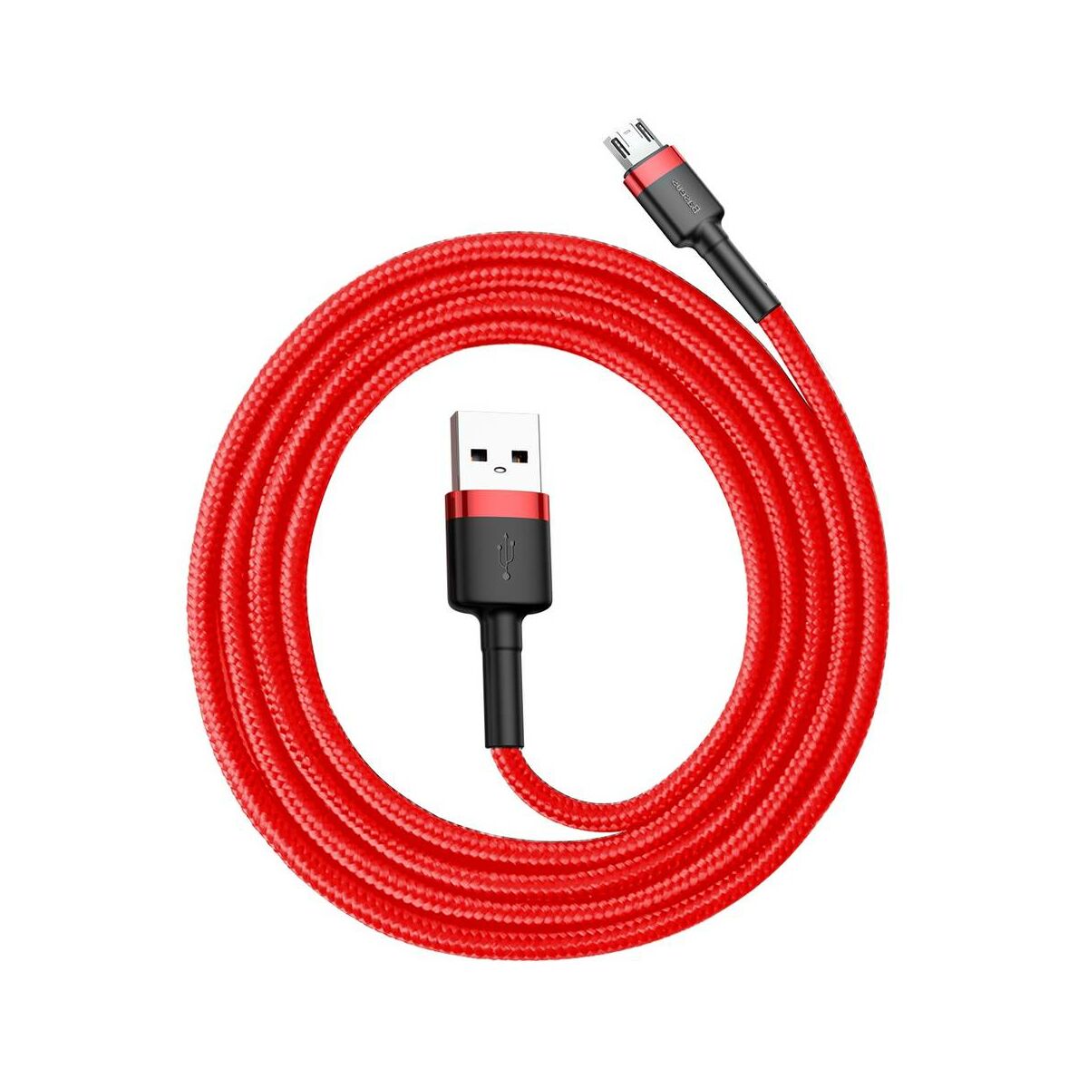 Kép 4/8 - Baseus Micro USB kábel, Cafule 2.4A, 1m, piros/piros (CAMKLF-B09)