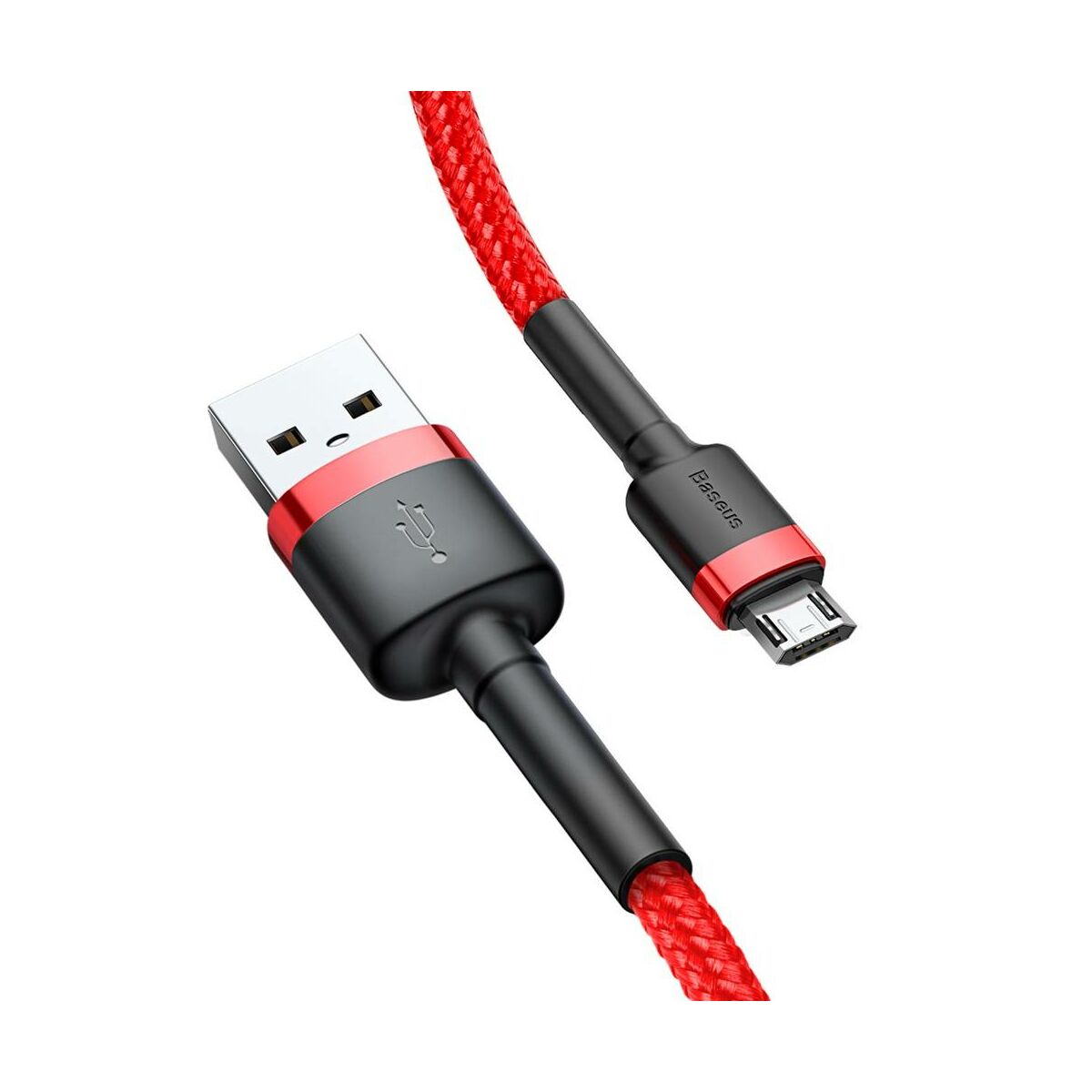 Kép 5/8 - Baseus Micro USB kábel, Cafule 2.4A, 1m, piros/piros (CAMKLF-B09)