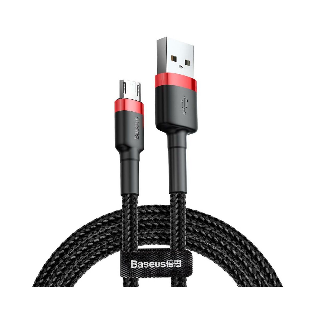Kép 2/8 - Baseus Micro USB kábel, Cafule 1.5A, 2m, piros/fekete (CAMKLF-C91)
