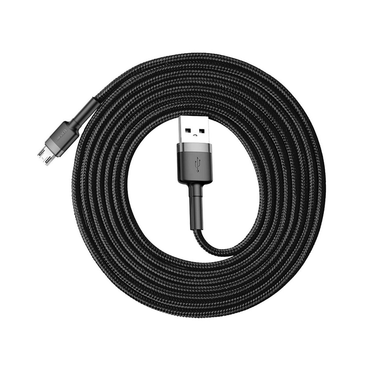 Kép 6/9 - Baseus Micro USB kábel, Cafule 1.5A, 2m, szürke/fekete (CAMKLF-CG1)