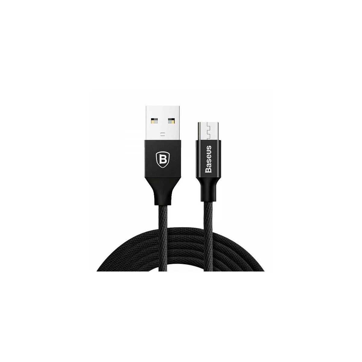 Kép 3/3 - Baseus Micro USB kábel, Yiven kábel, 2A, 1m, fekete (CAMYW-A01)
