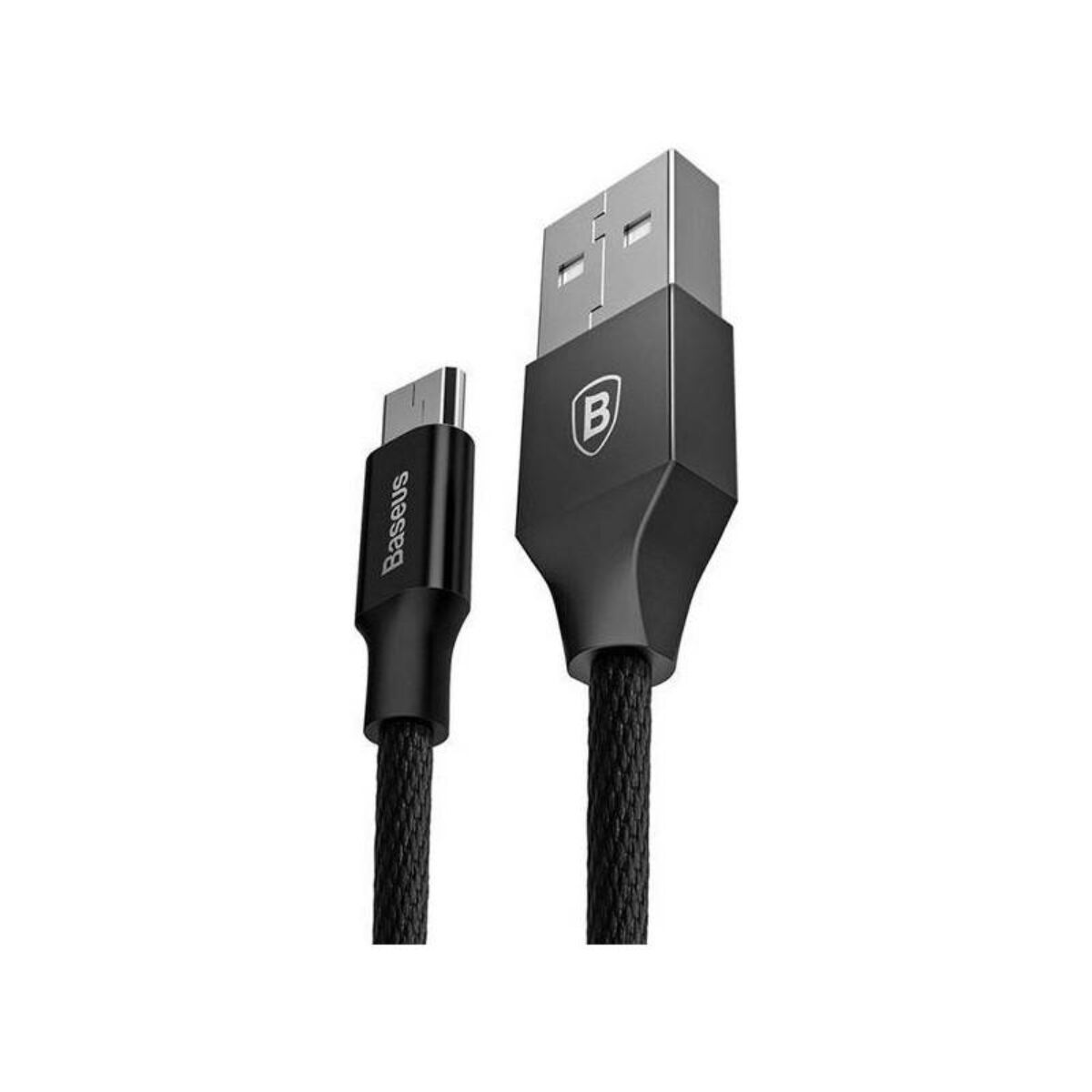 Kép 2/2 - Baseus Micro USB kábel, Yiven kábel, 2A, 1.5m, fekete (CAMYW-B01)
